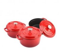 Bộ nồi gang đúc tráng men Rapido 20.22.24 - Hàng chính hãng