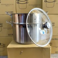 Bộ nồi hấp 2 tầng Kamira size 30cm cao cấp
