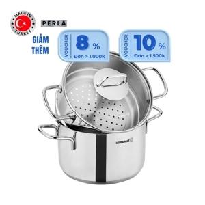 Bộ nồi hấp Korkmaz Perla A1522