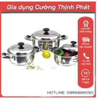 Bộ nồi inox 1 đáy quai đệm SH365