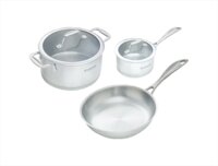 Bộ nồi inox 3 cái, nắp kiếng - Vital