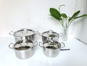 Bộ nồi inox 4 chiếc FiveStars Vancouver FS08CV - 16,18,20,24 cm