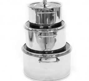 Bộ nồi inox 3 đáy Sunhouse SH890 (SH-890) - 16-20-24cm