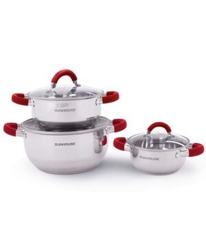 Bộ nồi inox 3 đáy Sunhouse SHG2303MRA