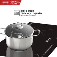 Bộ Nồi Inox 3 Đáy SUNHOUSE SH888 16, 20, 24 cm chính hãng