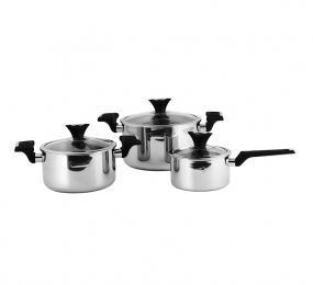 Bộ nồi Inox 3 lớp cao cấp đáy liền Tri-max XP EL-3755