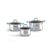 BỘ NỒI INOX 304 5 ĐÁY SUNHOUSE MAMA SHG504