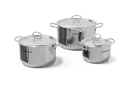 Bộ Nồi Inox 304 5 Đáy Sunhouse SHG503 - Hàng chính hãng Chỉ giao HCM