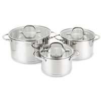 Bộ nồi inox 304 cao cấp 5 đáy Kalpen Slamer SM1 - Hàng chính hãng