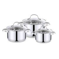Bộ nồi inox 304 cao cấp Kalpen Lemart L1