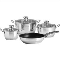 Bộ nồi inox 304 Fivestar FPB4012 3 chiếc vung kính 3 đáy