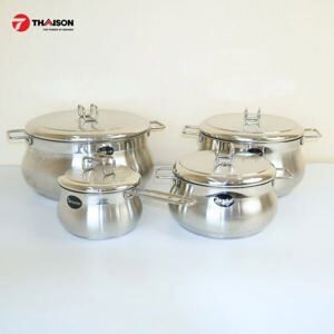 Bộ nồi inox 4C Barazzoni Tummy(14-18-22-26cm)