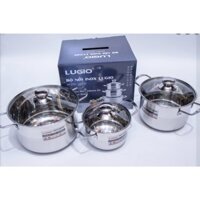 BỘ NỒI INOX 5 ĐÁY LUGIO LG-133