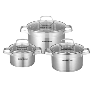 Bộ nồi inox 5 đáy Sunhouse SH780