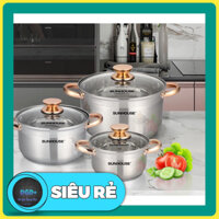 Bộ Nồi Inox 5 Đáy Sunhouse SH781