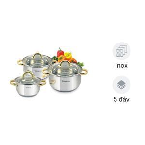 Bộ nồi inox 5 lớp Kangaroo KG866 (KG-866)