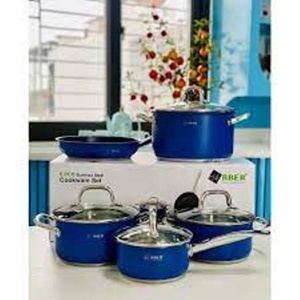 Bộ nồi inox 5 món Arber Navy Blue