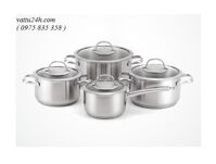 Bộ nồi inox 8 món cao cấp Malloca SA 4002