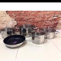 Bộ nồi inox Arber của Đức - 5 chiếc