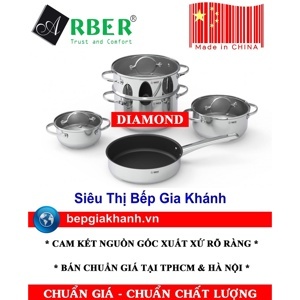 Bộ nồi inox Arber Diamond