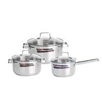 Bộ nồi Inox cao cấp 3 đáy Milan GX HAPPYCOOK, HC06-MLGX, MLGX