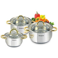 Bộ nồi inox cao cấp 5 lớp Kangaroo KG866