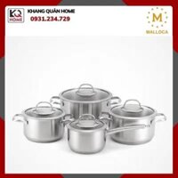 BỘ NỒI INOX CAO CẤP 8 MÓN MALLOCA SA-4002