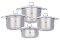 Bộ nồi inox cao cấp Fissler Hamburg 4 món