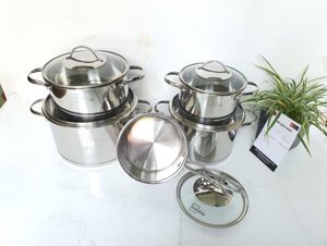 Bộ nồi inox Cao Cấp Kitchi FiveStar