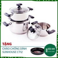 BỘ NỒI INOX CAO CẤP SUNHOUSE SH889