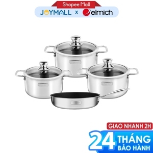 Bộ nồi Inox dập nguyên khối Elmich Trimax Classic EL-2110OL