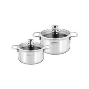 Bộ nồi inox dập nguyên khối Elmich Trimax Classic EL-2108OL size 18, 20cm