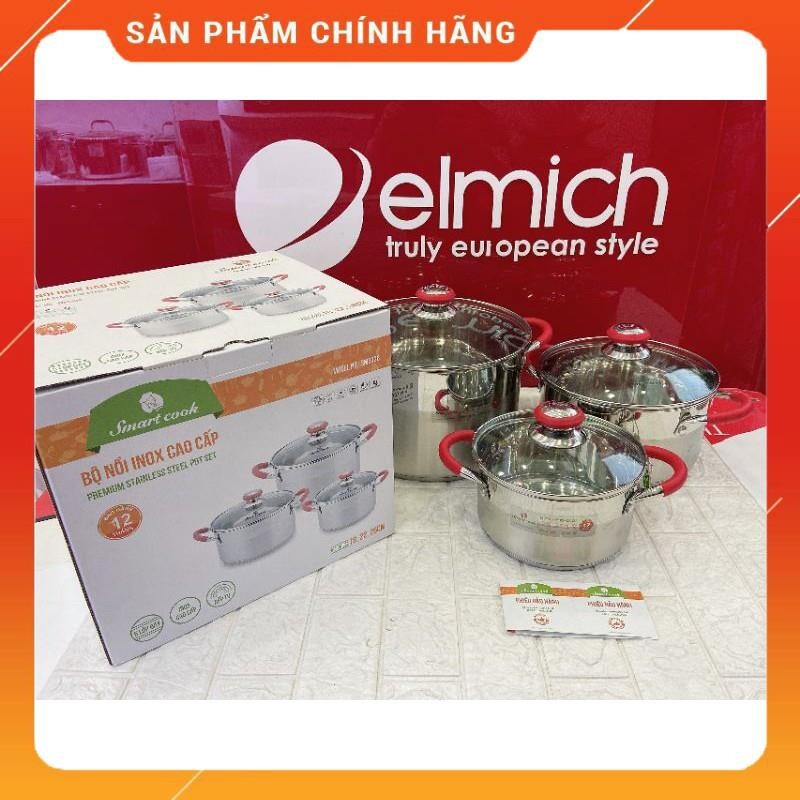 Bộ nồi inox Elmich EL3336 3 chiếc