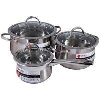 Bộ nồi inox Elmich Ibiza EL0124 3 chiếc 5 đáy