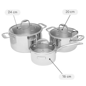 Bộ nồi inox Elmich Smartcook SM2102MN