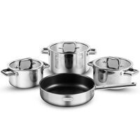 Bộ nồi inox Elmich Trimax ECO EL-8004 3 lớp liền khối