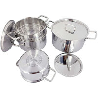 Bộ nồi inox Fivestar FPB4005 có 4 món thiết kế liền khối