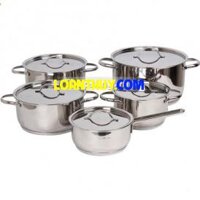 Bộ nồi inox FiveStar Oval 5 chiếc inox 304