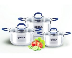 Bộ nồi inox Goldsun GD21-3506SG