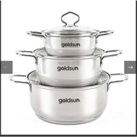 Bộ Nồi Inox Goldsun GE39-3306SG 16x20x24cm