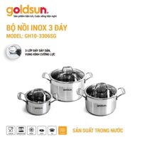 Bộ nồi inox Goldsun GH10-3306SG