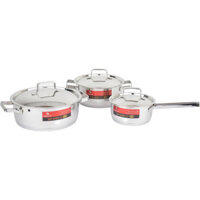 Bộ nồi Inox Happy Cook Milan HC-06MLGX