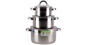 Bộ nồi inox Kangaroo KG875 - 3 nồi