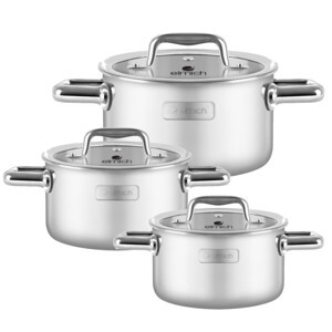 Bộ nồi inox liền khối Elmich Trimax ECO EL-8001