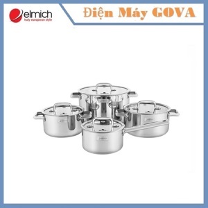 Bộ nồi inox liền khối Elmich Trimax ECO EL-8005