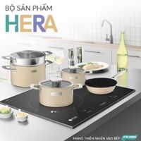 Bộ nồi Inox liền khối Elmich Hera EL-8236 size 16,18,22,chảo 24cm