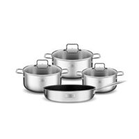 Bộ nồi inox liền khối Elmich Trimax XR EL 8075 size 16, 20, 22 chảo 26cm