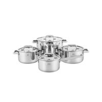 Bộ nồi inox liền khối Elmich Trimax ECO 8005 size 18, 20, 26, quánh 16cm