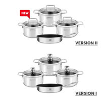 Bộ nồi Inox liền khối Elmich Trimax Classic EL2110OL size 18,20,24, chảo 26cm