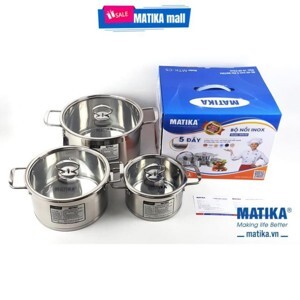 Bộ nồi inox Matika MTK-C5